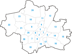 Munich's boroughs