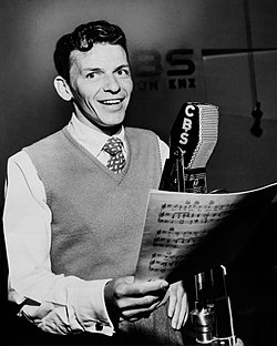 Frank Sinatra at CBS Radio in 1944