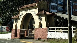 Entrance to the Center for Gaucho Traditions Rincão da Lealdade, the oldest in the city