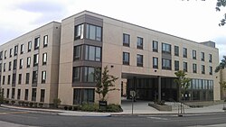 The Summit, Queens College's first residence hall, opened in the fall of 2009.