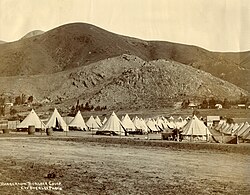 Tents in the Barberton concentration camp, c.1901
