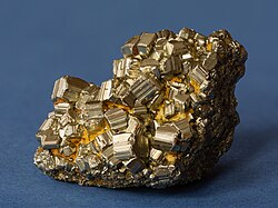 Iron pyrite or "fool's gold"
