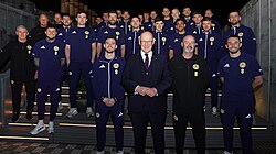 Scotland squad meet with First Minister John Swinney ahead of the 2026 World Cup