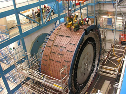 The extended barrel section of the hadronic calorimeter.