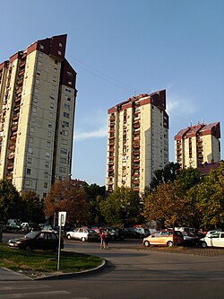 Residential towers in Liman district
