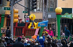 The annual Macy's Thanksgiving Day Parade, the world's largest parade[479]