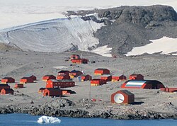 Esperanza Base on Trinity Peninsula in 2012.
