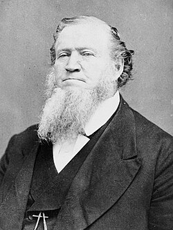 Photograph of Brigham Young between 1866-1877