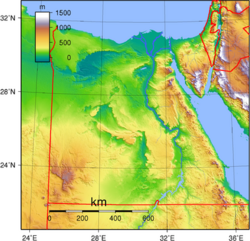 Egypt's topography