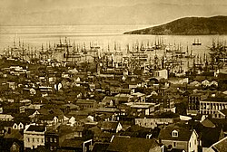 Port of San Francisco in 1851