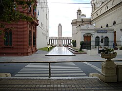 Pasaje Juramento, viewed from Plaza 25 de Mayo