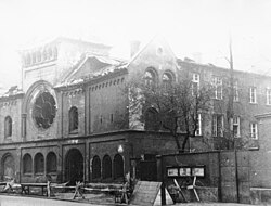 Old Synagogue Ohel Jakob [de], Munich, after Kristallnacht