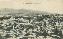 A panoramic view of Marash (1900s, postcard).
