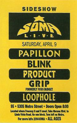 The band became a mainstay at local all-ages venue Soma during their early years.[23]