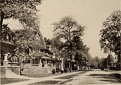 Ash Street, now called Ash Avenue, in the early 20th century