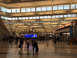 Interior of Terminal C in April 2015