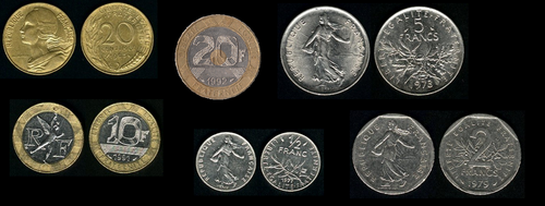 French franc coins (1960–1999)