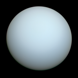 The planet Uranus, which uranium is named after
