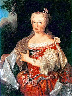 Mary Anne of Austria c. 1729
