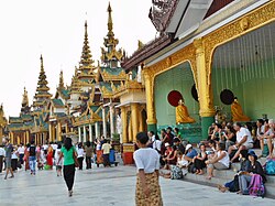 Tourists in Myanmar