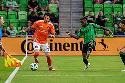 Escobar during the 2025 U.S. Open Cup.
