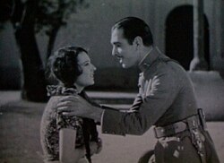 Lupita Tovar, in the film Santa. Mexico's first talkie movie.