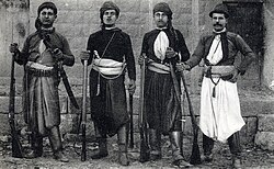 Armed men from Mount Lebanon, late 19th century