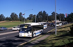 Bustech bodied Mercedes-Benz O405 Shorelink bus in October 2000