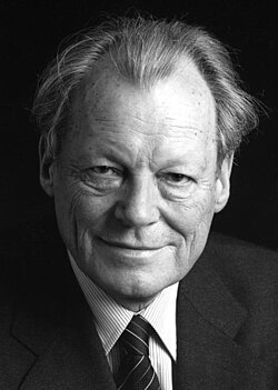Willy Brandt, first SPD chancellor after World War II