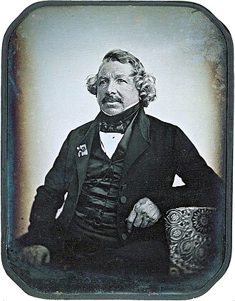 Daguerreotype of Louis Daguerre in 1844 by Jean-Baptiste Sabatier-Blot