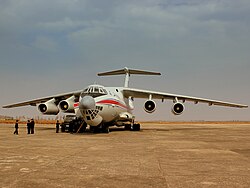 Ilyushin Il-76 strategic military airlifter used by Air Koryo
