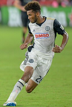 Trusty with the Philadelphia Union in 2018.