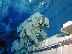 Astronaut training at the Johnson Space Center in Houston