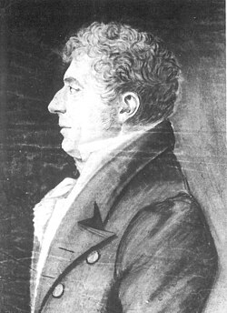 Christian Adolph Overbeck, mayor of the Free Imperial and Hanseatic City of Lübeck, son of Eleonora Maria Jauch (drawing by Johann Friedrich Overbeck)