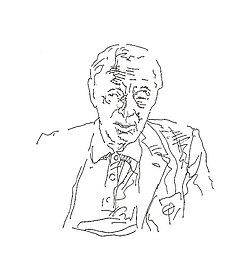 Portrait of Bellow by Zoran Tucić