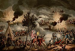 The sortie from the besieged city of Bayonne, on 14 April 1814
