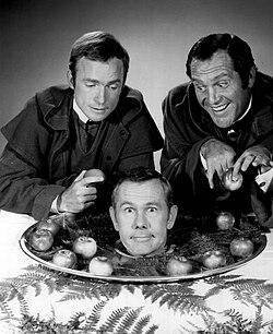 With Dick Cavett and Alan King