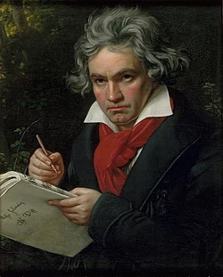 Ludwig van Beethoven was an influential German composer and pianist.