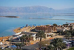 Ein Bokek resort on the shore of the Dead Sea