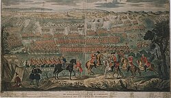 Woodcut painting by David Morier of the Battle of Culloden first published just six months after the battle, in October 1746