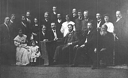 Participants in the first World Vegetarian Congress in 1908