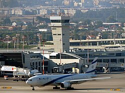 Ben Gurion International Airport, the main international airport of Israel