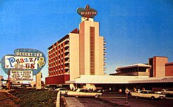 The Desert Inn, Las Vegas, where Sinatra began performing in 1951