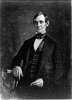Then U.S. Congressman Abraham Lincoln, who believed the Declaration expressed the highest principles of the American Revolution, in 1846