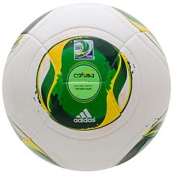 Adidas Cafusa, the official match ball of the tournament