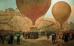 The departure of Leon Gambetta