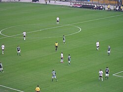 Palmeiras against Corinthians in 2010