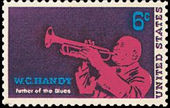 William Christopher Handy on a 1969 stamp