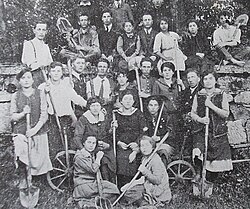 Abba Hushi during his Hachshara, circa 1920