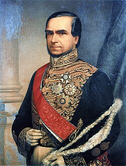 Portrait of the Marquis of Paraná, Prime Minister of Brazil.